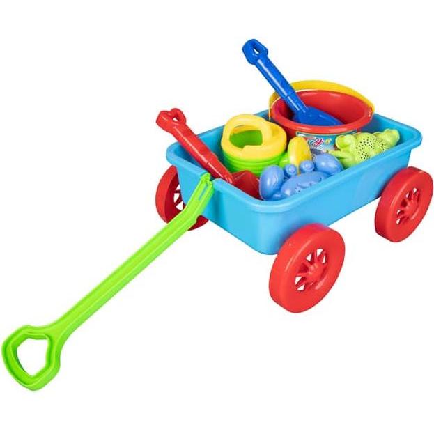 Besttoy Nachziehwagen inklusive Zubehör - 7-teilig
