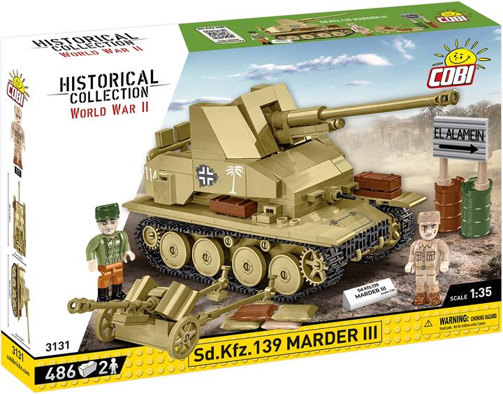 Produktbild Cobi Historical Collection 3131 - Sd.Kfz.139 Marder III