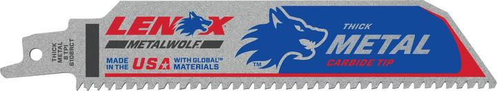 Actual product image Lenox Saber saw blade HM metal 152mm