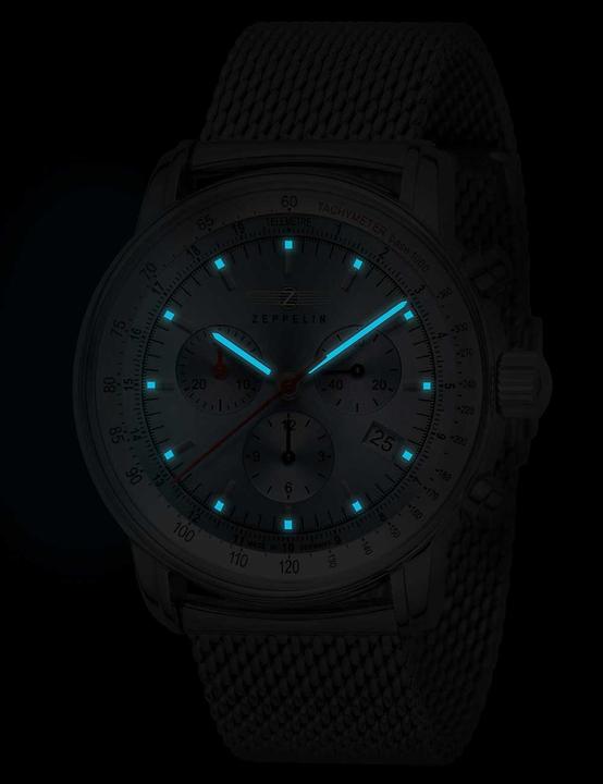 Actual product image Zeppelin 8886M3 (Analogue wristwatch, Chronograph, 42 mm)