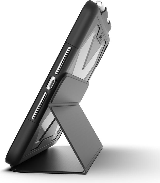 Image du produit Zagg Rugged Messenger - Étui de protection Flip pour tablette - résistant - silicone - noir... (iPad)