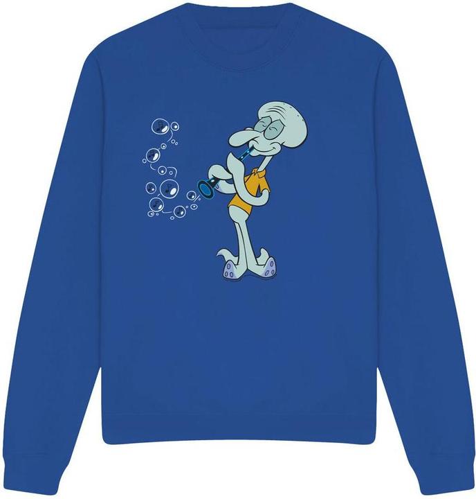 Actual product image Spongebob Squarepants Unisex Adult Squidward's Clarinet Sweatshirt (XXL)