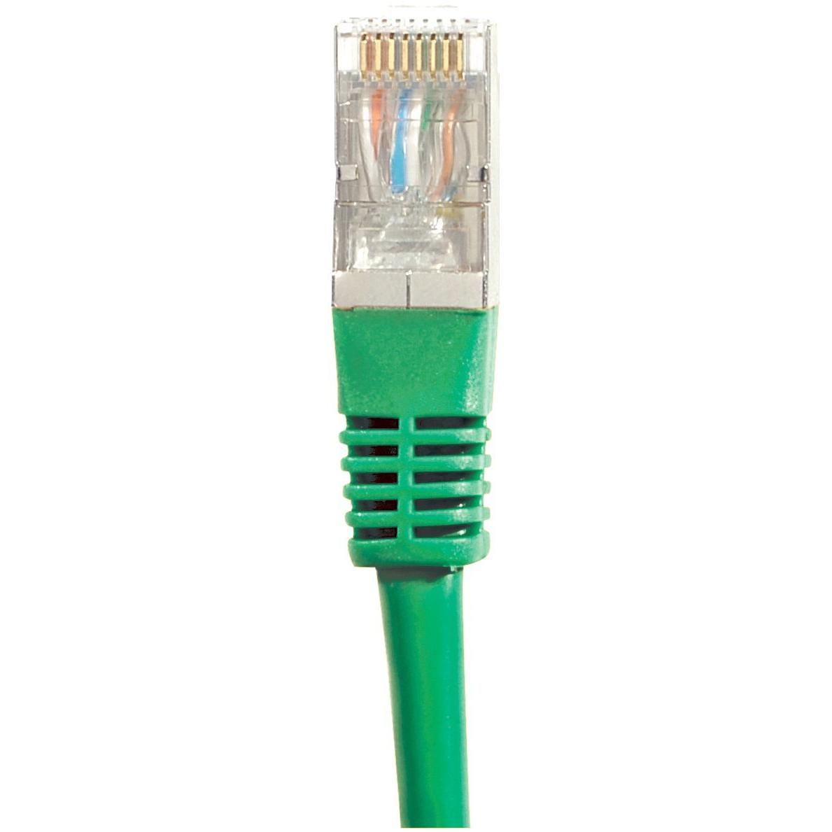 Thumbnail - Exertis Connect Patchkabel S/FTP (PIMF), CAT.6A EIA/TIA, Class EA, grün, 20,0 m Patchkabel mit besonders schmalem Kn (S/...