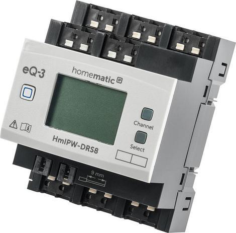 Produktbild EQ-3 HomeMatic IP Wired Schaltaktor 8-fach HmIPW-DRS8 (Schaltaktor)