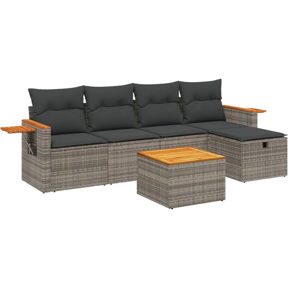 VidaXL, Gartenlounge, 10-tlg. Garten-Lounge-Set mit Kissen