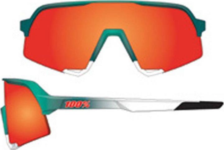 Immagine prodotto 100% Brille S3 Gloss (Bianco opaco, Bora metallizzato lucido, Hiper Red)
