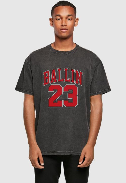 Produktbild Mister Tee MisterTee Ballin 23 Acid Washed Heavy Oversize Tee - 168291 (4XL)