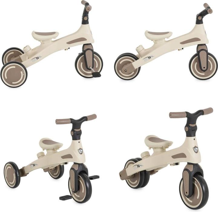 Produktbild Byox Juno braunes Dreirad mit Schiebegriff