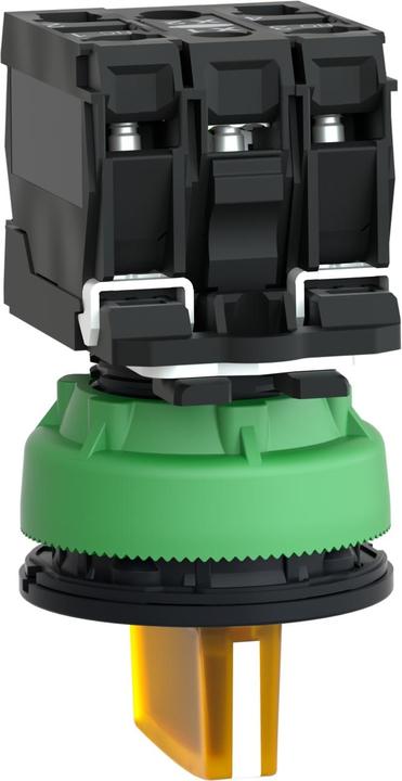 Actual product image Schneider Electric Schneider illuminated selector switchXB5FK135M5compl Flush plastic or 30mm 230V