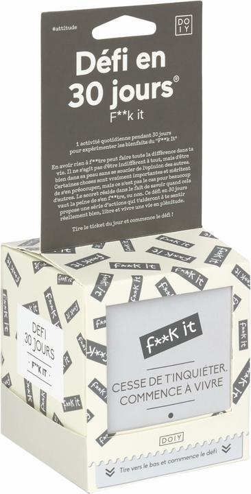 Doiy 1 daily activity (Anglais)