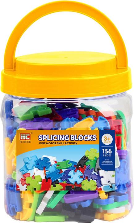 Actual product image HC Construction moulds in storage box, 156 pcs.