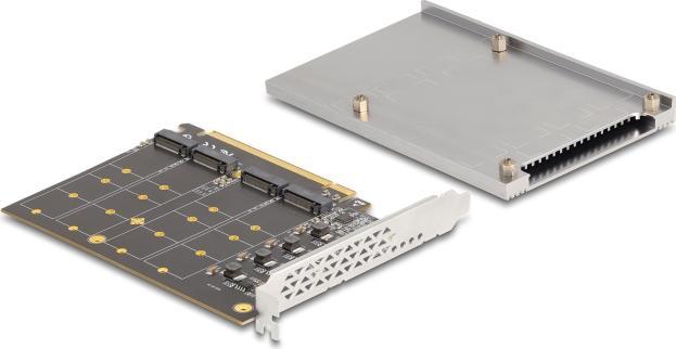Immagine prodotto Delock Scheda PCI Express x16 a 4 x NVMe M.2 interni Chiave M mi