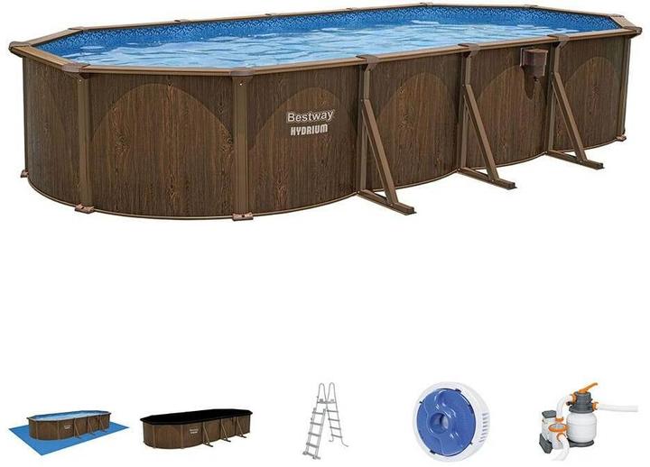 Image du produit Bestway Hydrium Oval Pool Set 730x360x130cm (730 x 360 x 130 cm)