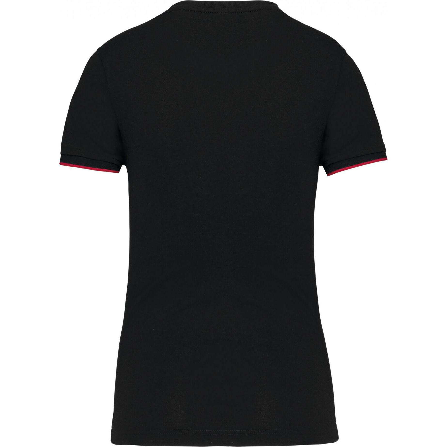 Thumbnail - Kariban, Damen, Shirt, DayToDay, Schwarz, Rot, (3XL)