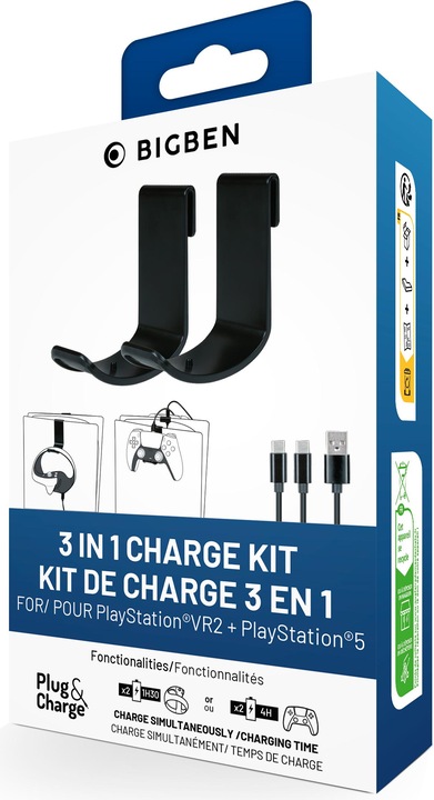Produktbild Bigben Playstation VR2 Charge Kit (PS5)