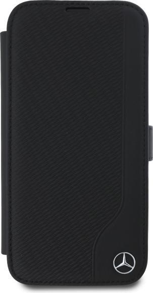 Produktbild Mercedes MEBKP16L23RBGVK iPhone 16 Pro 6.3" czarny/black Leather Wood Imitation (Apple iPhone 16 Pro)