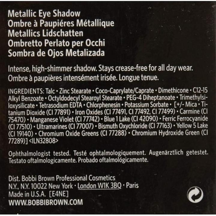 Actual product image Bobbi Brown Metallic Eye Shadow (Rose, Metallic, Beige)