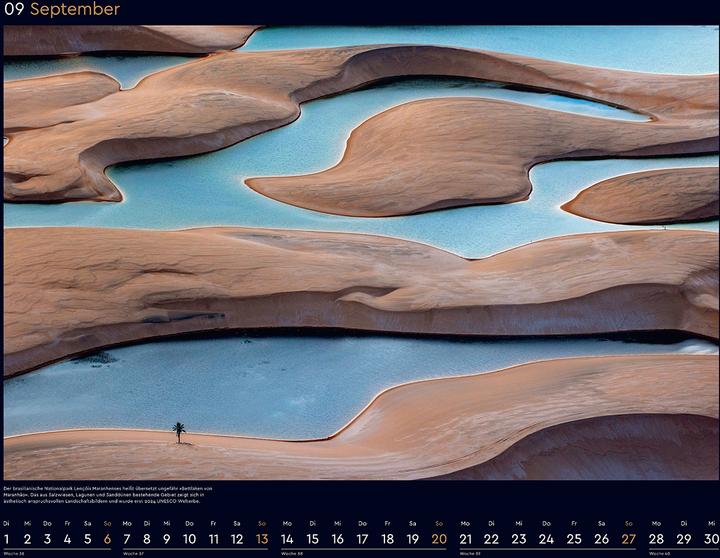 Produktbild Das Naturerbe der Welt - Wandkalender 2026 (60 x 45 cm, Harter Einband, Deutsch)