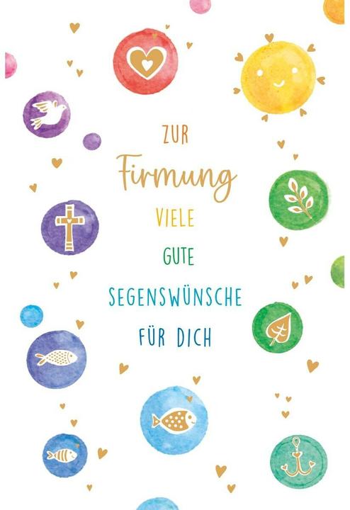 Produktbild ABC Glückwunschkarte Firmung 12.5 x 17.6 cm (1 Stk.)