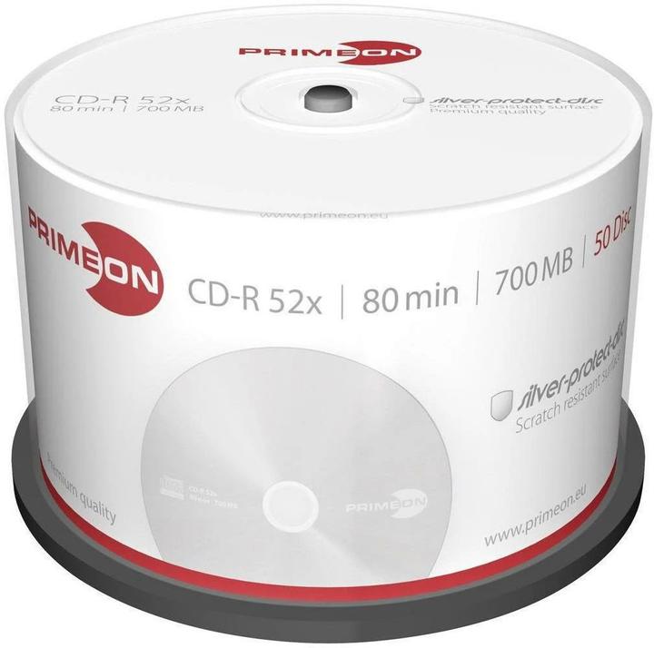 Produktbild Primeon CD-R 700MB 50er Spindel (50 x)