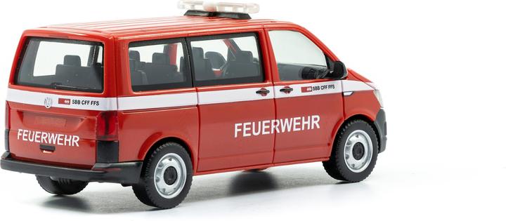Produktbild Herpa VW T6 Transporter SBB Feuerwehr
