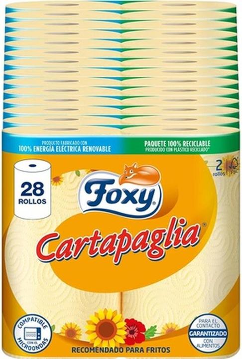Actual product image Foxy CARTAPAGLIA papel cocina especial fritos 2 rollos (2x)