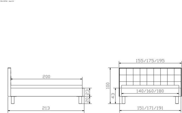 Actual product image Hasena Noah 20 (140 x 200)