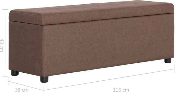 Image du produit vidaXL Bank (116 cm)