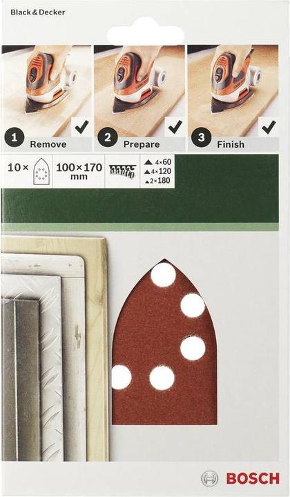 Produktbild Bosch Zubehör Multischleifpapier mit Klett (60)