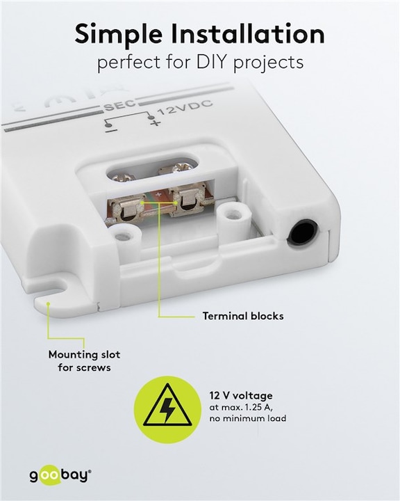 Actual product image Goobay LED transformer