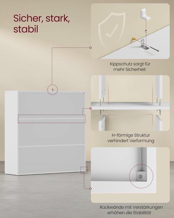 Produktbild Songmics Bücherregal (97.50 x 30 x 97.50 cm)