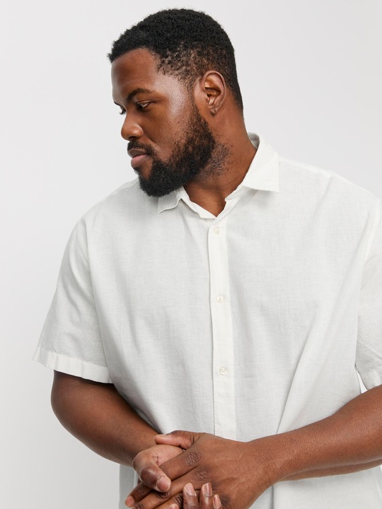 Actual product image Jack & Jones Plus Size Regular Fit Hemd Hemd (6XL)