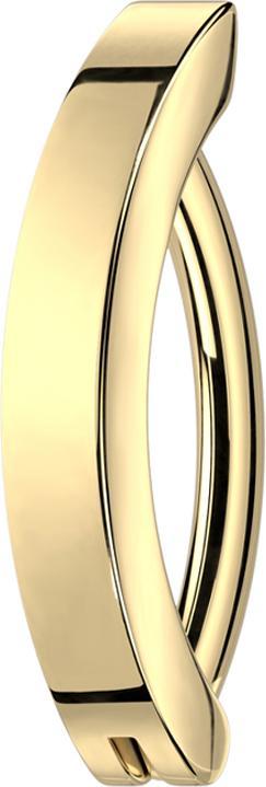 Produktbild Star Piercing Banane klappbar vergoldet Schild (Titan)