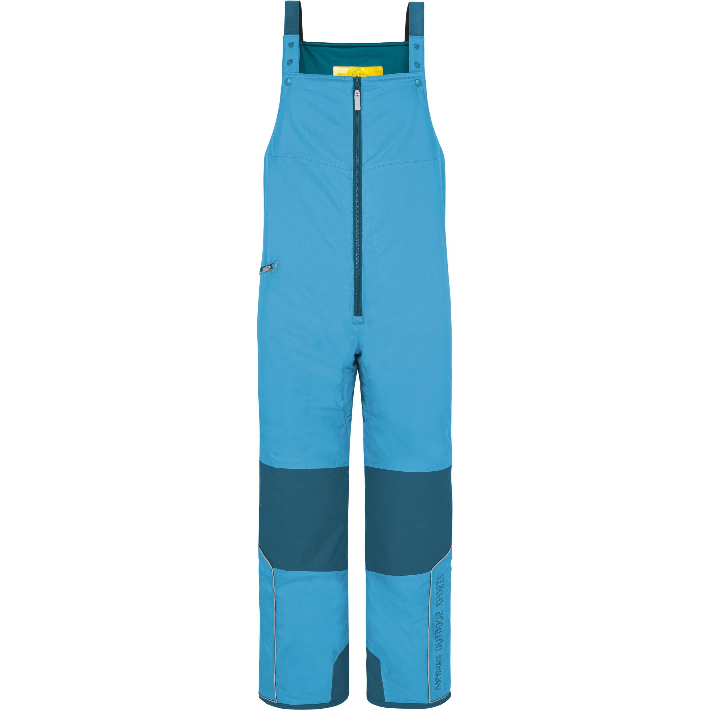 Normani, Herren, Skihosen, Kinder Winterhose mit Hosenträgern „Ulukhaktok“ - 9029 (90), Blau, 90