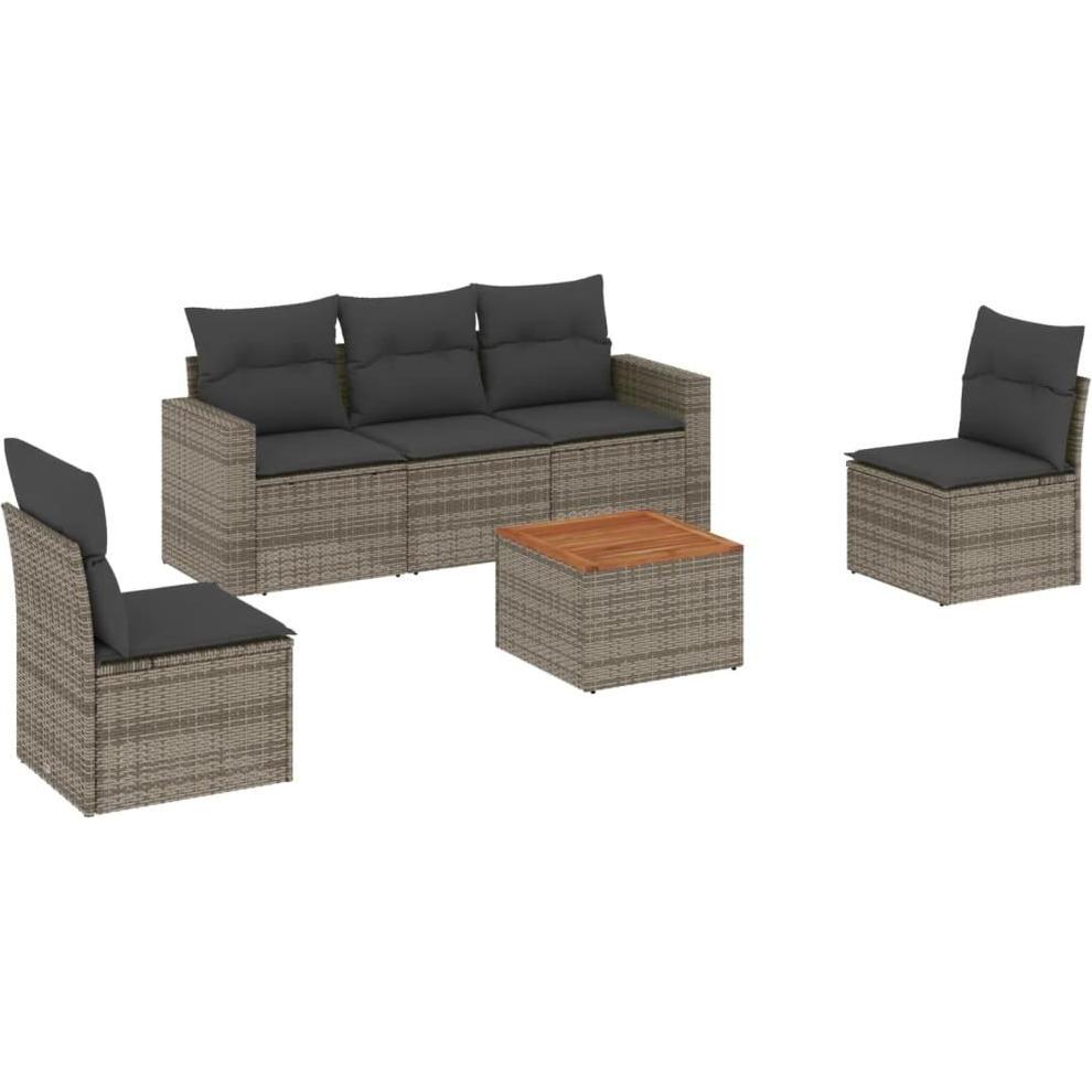 VidaXL, Gartenlounge, moccasin