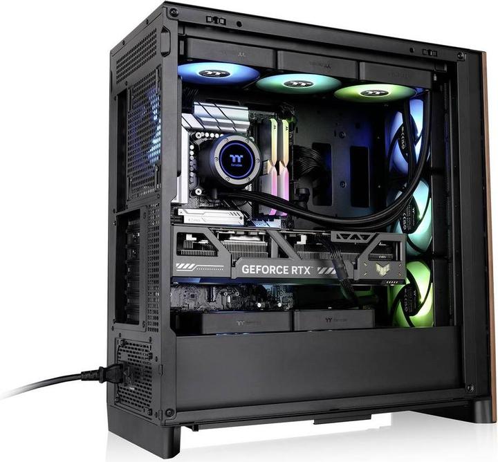 Actual product image Thermaltake Geh S370 WS Midi Tower Black (ATX, E-ATX, Mini-ITX)