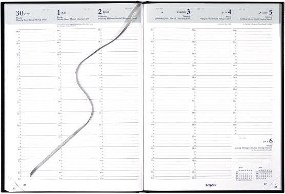 Immagine prodotto Brepols Omega 1W/2S ricambio bianco 309900 21x29cm, 2021 (A4, Tedesco, Inglese, Francese, Italiano)