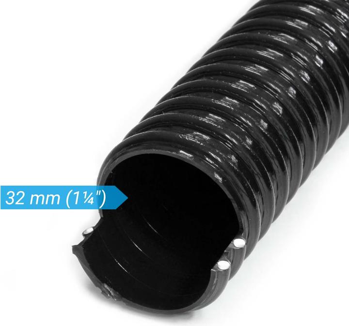 Produktbild Wiltec 10m Förderschlauch Spiralschlauch 32mm (1 1/4") Saugschlauch