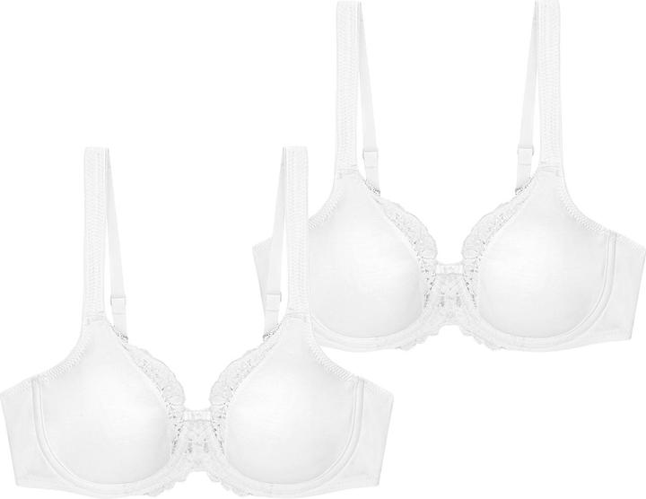 Triumph Bügel-BH Modern Lace+Cotton (100 D, 2er Pack)