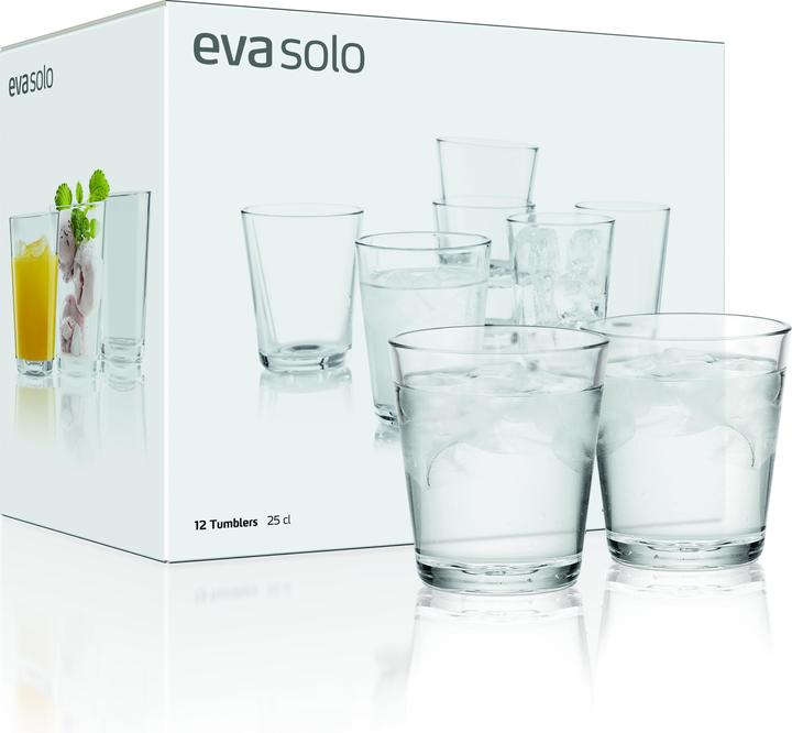 Produktbild Eva Solo Drinking Glass 25 cl. 12 pcs. (567422) (0.25 l, 12x)