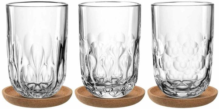 Produktbild Leonardo Cappuccino Becher Gocce mit Untersetzer 380 ml (390 ml, 6 x)