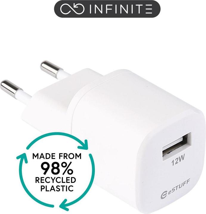 Immagine prodotto eSTUFF Caricatore INFINITE USB-A UE (12 W, 1 porzione)