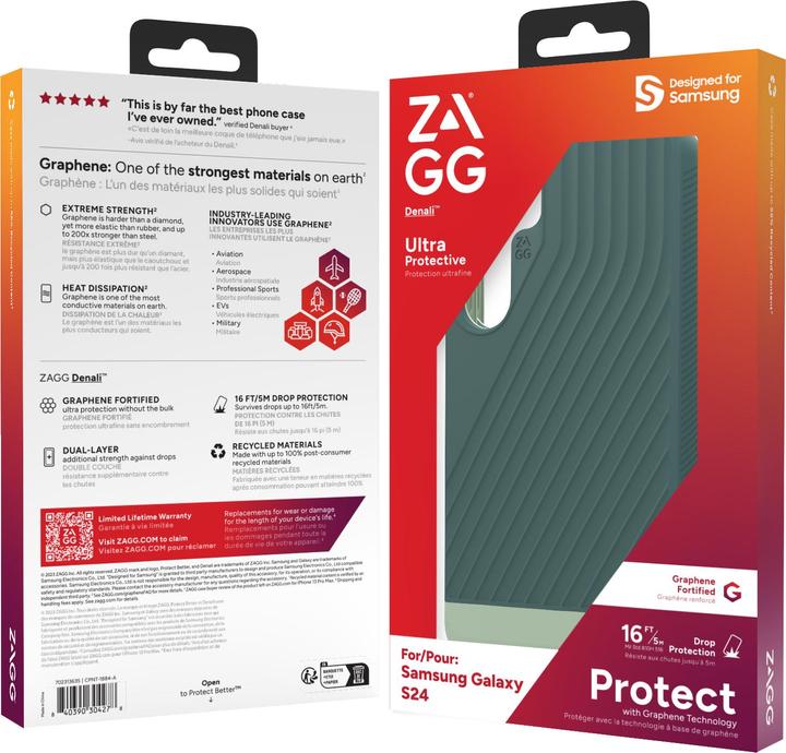 Actual product image Zagg Denali Evergreen (Samsung Galaxy S24)