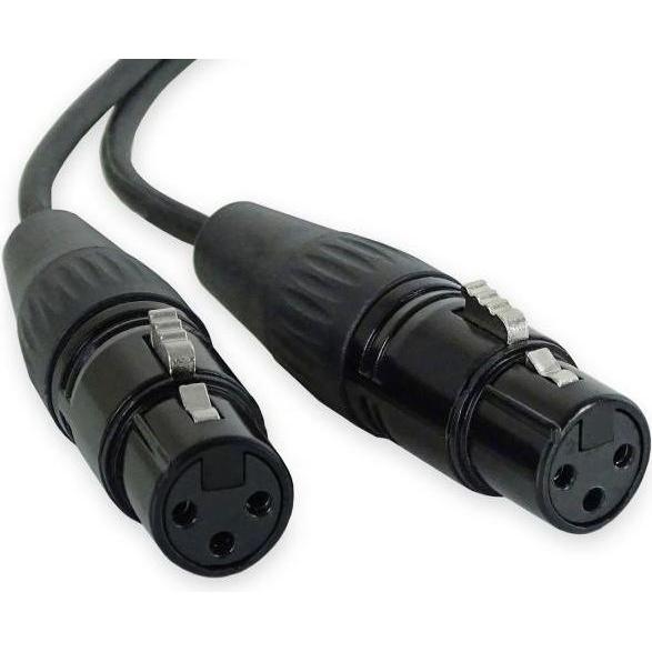 keepdrum YC020 Y-Adapterkabel XLR-Splitter 2x Buchse - 1x Stecker (0.25 m, XLR), Audio Kabel