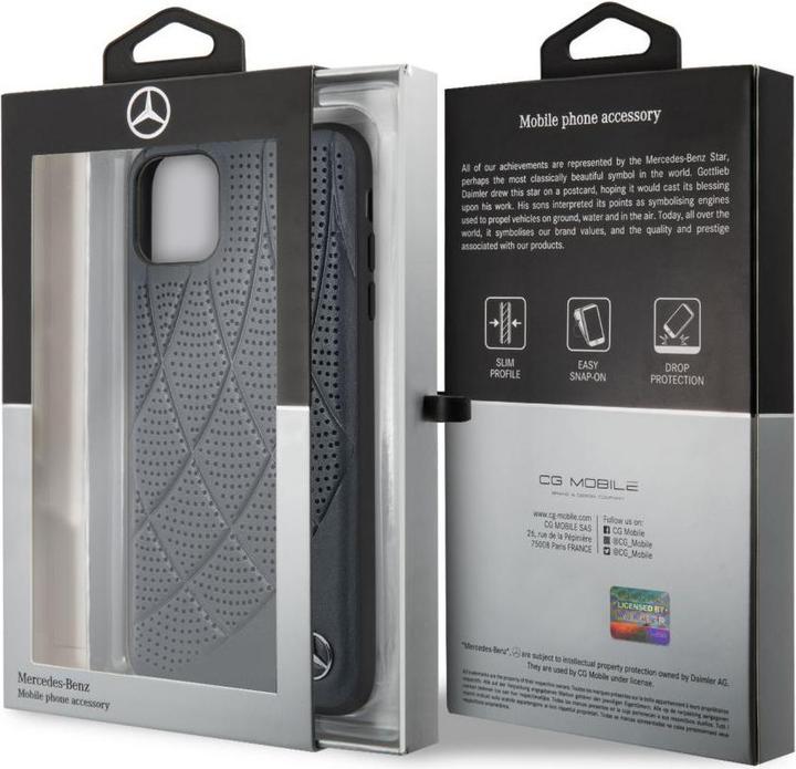 Produktbild Mercedes-Benz iPhone 11 Pro Max Quilted Genuine Leather (Apple iPhone 11 Pro Max)