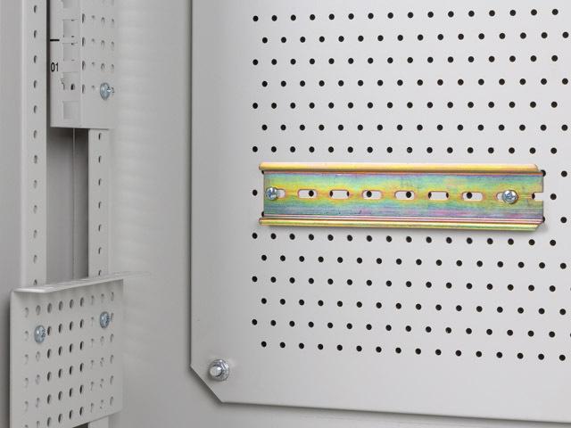 Produktbild Lanberg SZAFA INSTALACYJNA RACK WISZĄCA 19 6U+3U 540X200 NISKOPROFILOWA SZARA (ZŁOŻONA) (6 HE, 19 Zoll Rack)