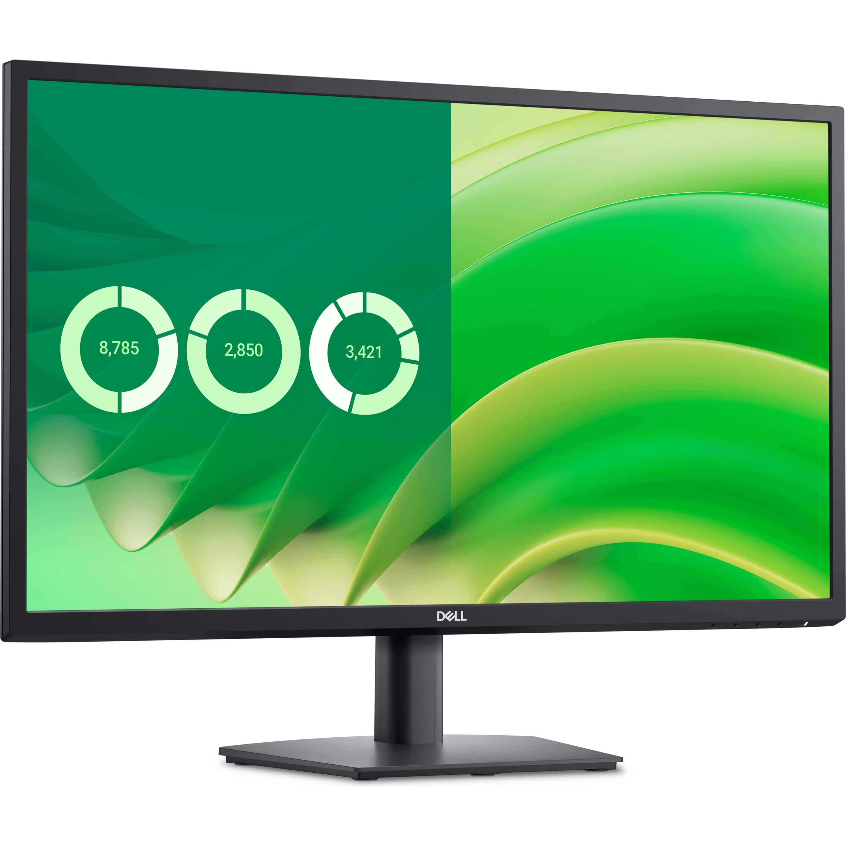 Dell E2725H (1920 x 1080 Pixel, 27"), Monitor, Schwarz