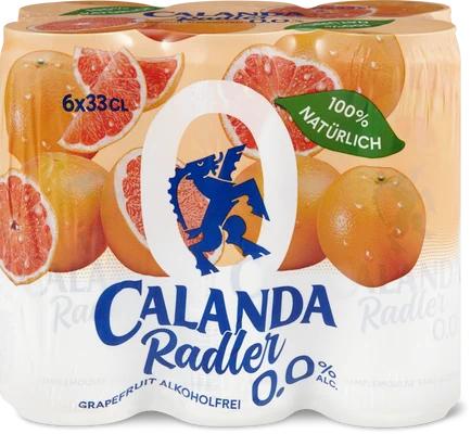 Produktbild Calanda Radler 0.0% Grapefruit (6 x 33 cl)