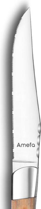 Image du produit Amefa Royal Steak 2520 - 4-pcs Steak knife set natural in wooden box (4 pcs, Set de couverts)