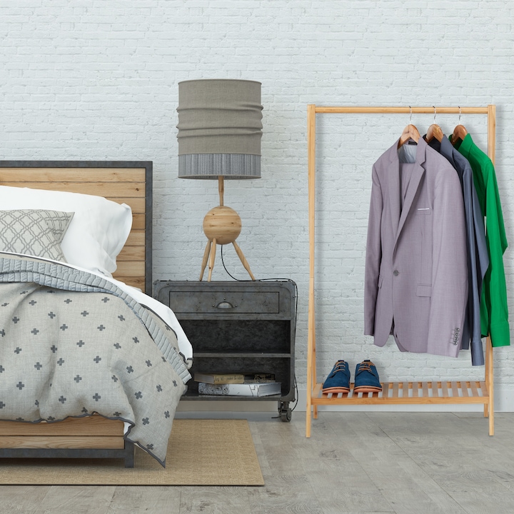 Actual product image Relaxdays Coat rack